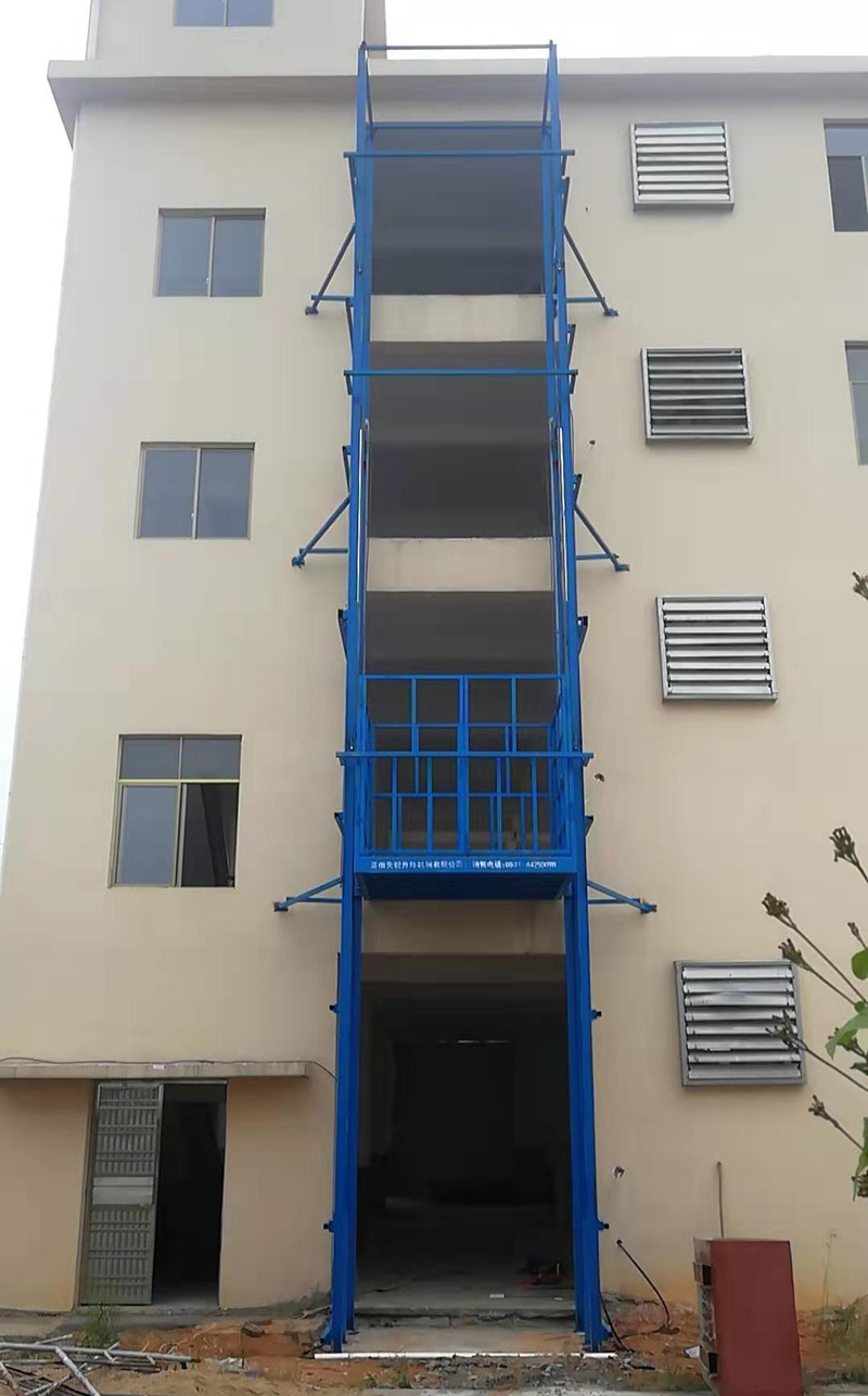 广安室外导轨式升降平台
